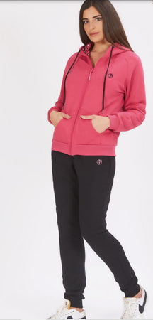 Nazareno Gabrielli Tuta Donna Cotone Felpato Con Cappuccio Full Zip E Polsini Nazareno Gabrielli Ideale Per L'inverno E Per Il Tempo Libero Moda/Donna/Abbigliamento/Abbigliamento sportivo/Completi sportivi/Tute La Bottega di Giò - Gravina di Catania, Commerciovirtuoso.it