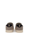 Brunello Cucinelli Slip on in Suede Tortora da uomo