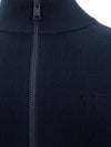 Armani Exchange Maglioncino in Cotone con zip da uomo