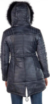 Nebraska---Piumino-Donna-Blu-in-vera-pelle