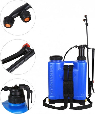 NEBULIZZATORE A SPALLA 18 LT SPRUZZATORE ZAINO IRRORATRICE SPRUZZATORE A POMPA Giardino e giardinaggio/Attrezzi da giardino e attrezzature per l'irrigazione/Nebulizzatori e accessori/Nebulizzatori Trade Shop italia - Napoli, Commerciovirtuoso.it