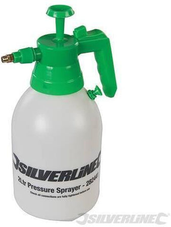 Nebulizzatore spray a pressione 2L Silverline struttura in vetro infrangibile