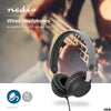 Nedis Cuffie Maxi Cuffie Sovrauricolari Con Filo On-Ear 3.5mm Fshp100gy