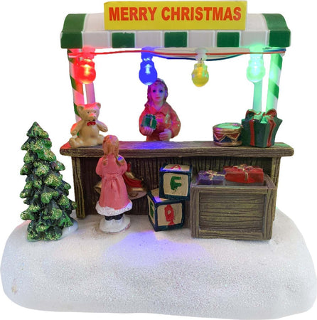 Negozio dei giocattoli di Natale per villaggio natalizio decorazione con luci a led Casa e cucina/Decorazioni per interni/Addobbi e decorazioni per ricorrenze/Decorazioni natalizie/Oggettistica MagiediNatale.it - Altamura, Commerciovirtuoso.it