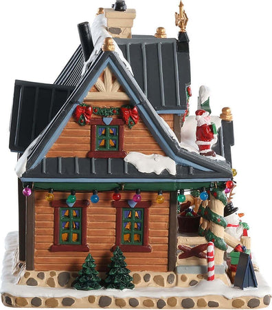 Negozio Lone Pine, edificio luminoso per villaggio di Natale in Porcellana‎ Casa e cucina/Decorazioni per interni/Addobbi e decorazioni per ricorrenze/Decorazioni natalizie/Oggettistica MagiediNatale.it - Altamura, Commerciovirtuoso.it