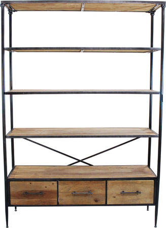 NELLO---libreria-in-legno-e-metallo-Marrone-Milani-Home