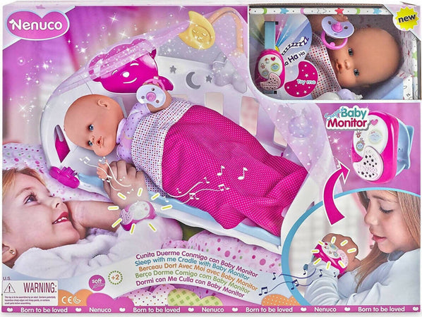 Nenuco. Dormi Con Me Interattiva Bambola Gioco per Bambine Con Baby Monitor Giochi e giocattoli/Bambole e accessori/Bambolotti e accessori/Bambolotti Cartoleria Deja Vu - Crotone, Commerciovirtuoso.it