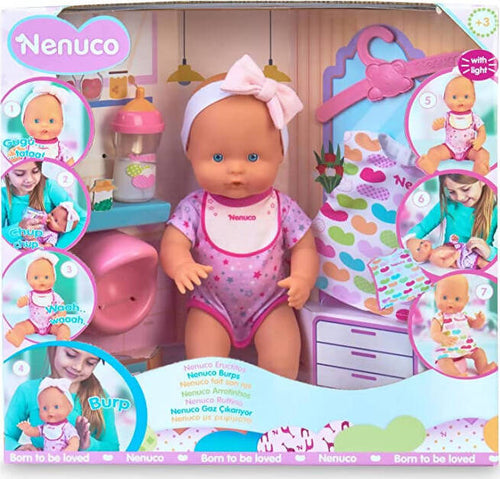 Nenuco Ruttino Bambola Elettronica Fa Il Ruttino Dopo Il Biberon Con Diversi Accessori Luce Magica E Con Suoni Di Un Vero Bimbo, Famosa, 700016670 Giochi e giocattoli/Bambole e accessori/Set di bambole e accessori Cartoleria Deja Vu - Crotone, Commerciovirtuoso.it