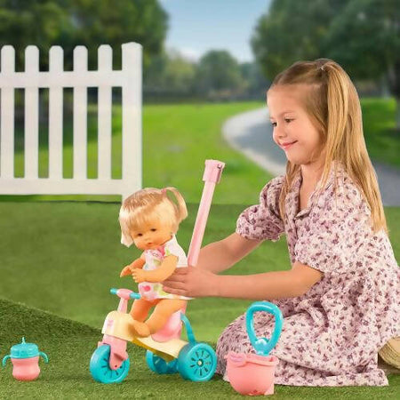 Nenuco Triciclo Gioco per Bambini Bambolotto Bambola Bionda Con Triciclo Multicolore Giochi e giocattoli/Bambole e accessori/Bambolotti e accessori/Bambolotti Cartoleria Deja Vu - Crotone, Commerciovirtuoso.it