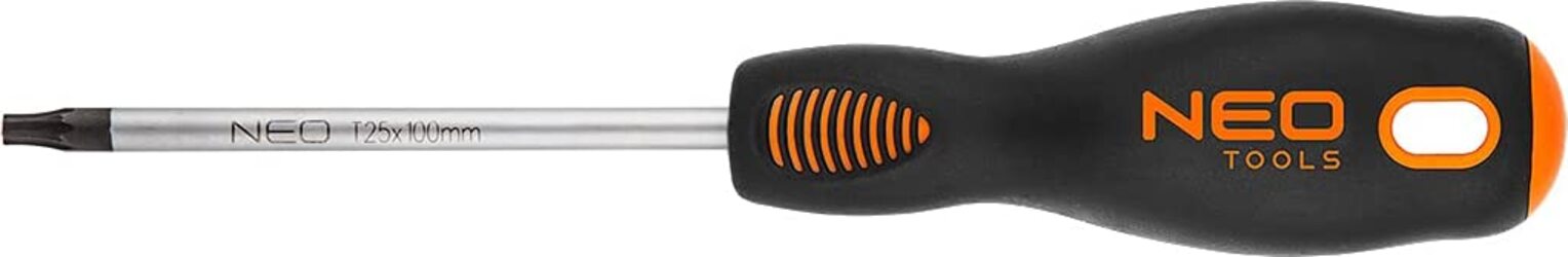 NEO-TOOLS---CACCIAVITE-TORX-T25x100---CON-PUNTA-MAGNETICA
