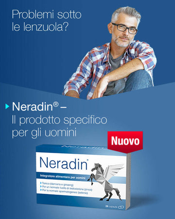 Neradin integratore uomo per la fertilita' 56 capsule