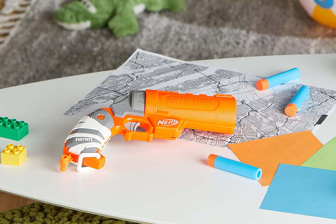 Nerf-Fortnite-Flare-Blaster-Pistola-giocattolo-con-dardi-Hasbro