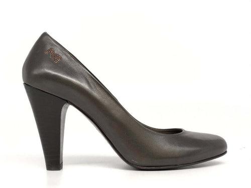 NERO GIARDINI Decollétè donna Nappa Sporting verdgris