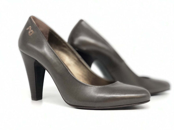 NERO GIARDINI Decollétè donna Nappa Sporting verdgris
