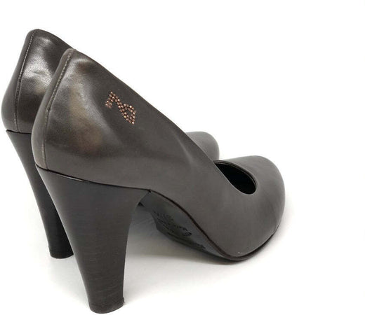 NERO GIARDINI Decollétè donna Nappa Sporting verdgris