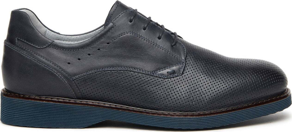 Nero-Giardini-derby-in-pelle-blu-E400172U200