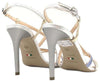 NERO GIARDINI Sandali donna E218404DE platino/azzurro/argento