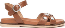 Nero-Giardini-sandalo-cuoio-con-borchie-E410490D329