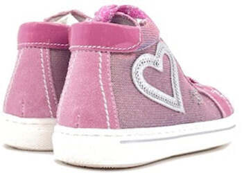 NERO GIARDINI Scarponcino Bambina Velour Rosa