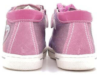 NERO GIARDINI Scarponcino Bambina Velour Rosa