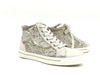 NERO GIARDINI Sneaker alta bambina Luxury Champagne platino