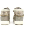 NERO GIARDINI Sneaker alta bambina Luxury Platino Savana