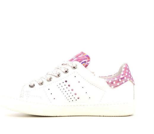 NERO GIARDINI Sneaker bambina Manus bianco rosa
