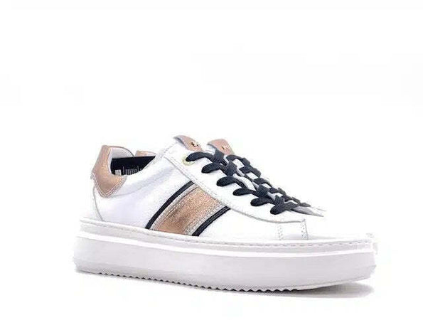 NERO GIARDINI Sneaker Donna Cile Bianco Biscotto