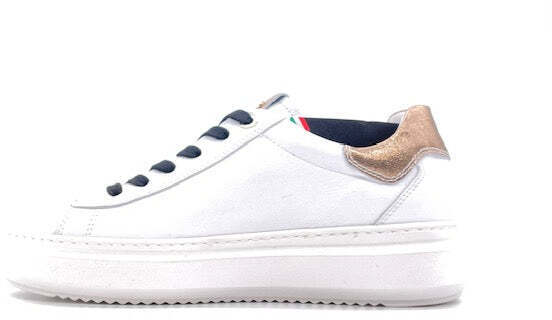 NERO GIARDINI Sneaker Donna Cile Bianco Biscotto