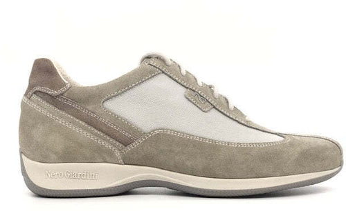NERO GIARDINI Sneaker donna Velour Cenere