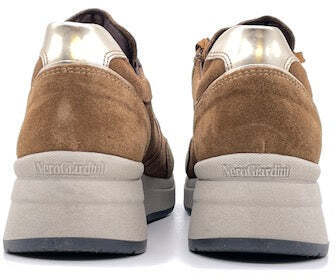 NERO GIARDINI Sneaker Donna Velour Malto