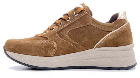 NERO GIARDINI Sneaker Donna Velour Malto
