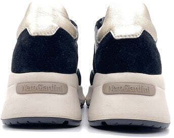 NERO GIARDINI Sneaker Donna Velour Nero