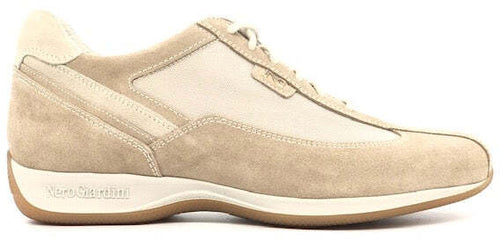 NERO GIARDINI Sneaker donna Velour Sabbia