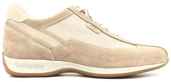 NERO GIARDINI Sneaker donna Velour Sabbia
