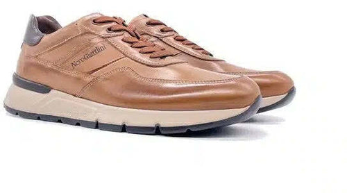 NERO GIARDINI Sneaker Uomo Cuoio Caffè