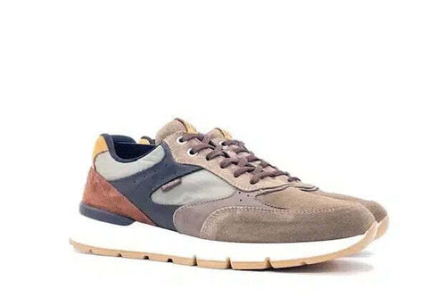 NERO GIARDINI Sneaker Uomo Velour Fango