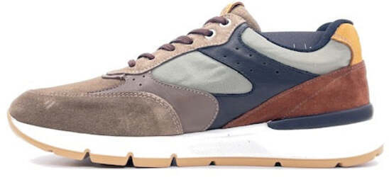 NERO GIARDINI Sneaker Uomo Velour Fango
