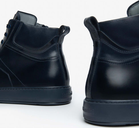 Nero-Giardini-sneakers-alta-blu-I303061U207