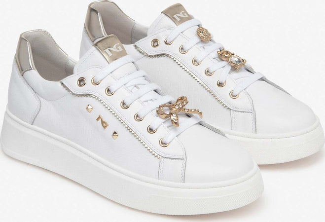 Nero-Giardini-sneakers-bianca-con-fiocco-E409975D707