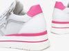 Nero-Giardini-sneakers-bianca-zip-e-strass-E409830D707