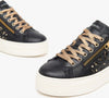 Nero-Giardini-sneakers-donna-in-pelle-nero-I411610D100