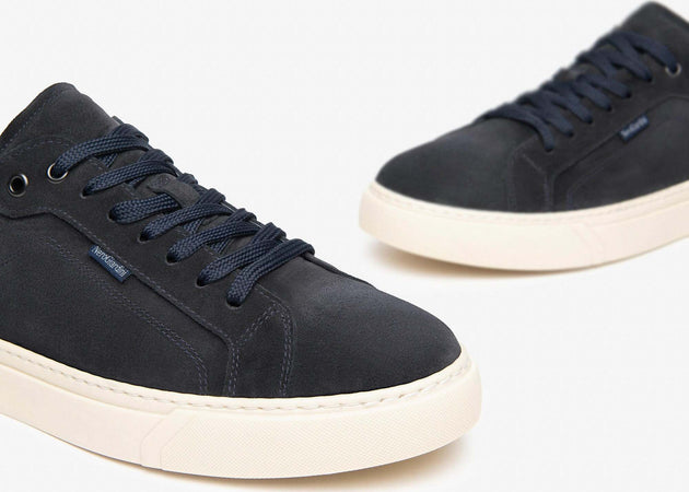 Nero-Giardini-sneakers-uomo-in-camoscio-e-tessuto-blu-I400452U200