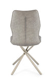 Sedia Kepler con gambe in acciaio verniciato a polvere epossidica, per arredo interno 50 x 66 x h 94 cm