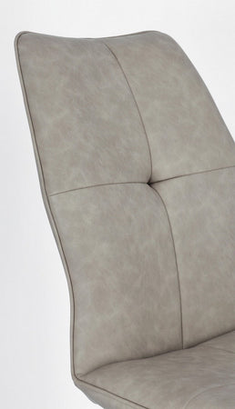 Sedia "Kepler" con gambe in acciaio verniciato a polvere epossidica, per arredo interno 50 x 66 x h 94 cm