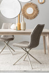 Sedia Kepler con gambe in acciaio verniciato a polvere epossidica, per arredo interno 50 x 66 x h 94 cm