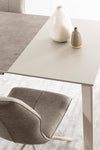 Sedia Kepler con gambe in acciaio verniciato a polvere epossidica, per arredo interno 50 x 66 x h 94 cm
