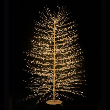 Albero luminoso con rami a microled luce calda da interno ed esterno