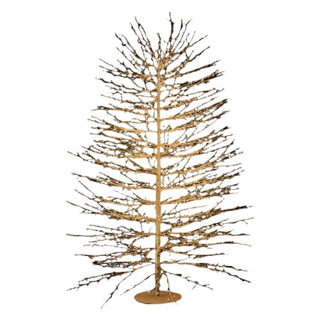Albero luminoso con rami a microled luce calda da interno ed esterno