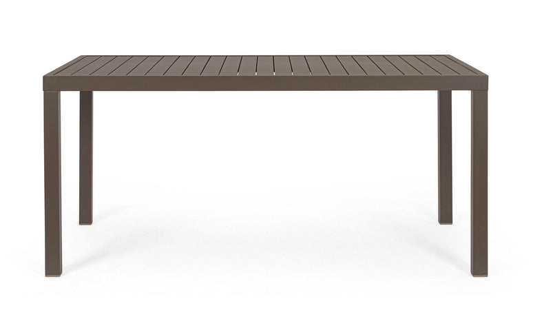Tavolo "Hilde" con struttura in alluminio, verniciato a polvere, per esterno
